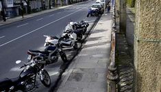 En pocas ocasiones est�n llenas las zonas habilitadas para motocicletas durante el invierno.