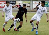 Diego Torres, a la izquierda, entiende que el Lemos tiene que empezar a ganar ya.