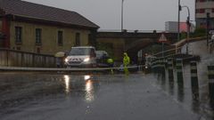 Imagen de una tormenta reciente en Lugo