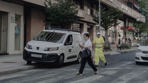Cortes en las calles de Ourense por las obras de mejora del pavimento