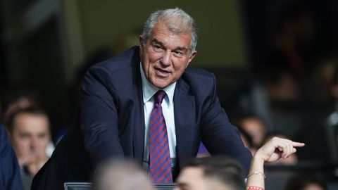 Joan Laporta, presidente del FC Barcelona