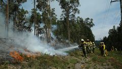 El incendio de Villestro, en im�genes