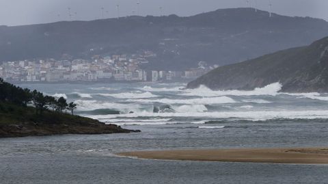 Temporal entrando por la r�a de Corme-Laxe