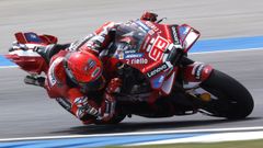 Marc M�rquez, durante los libres de Gran Premio de Tailandia de moto GP.