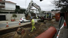 Imagen de archivo de las obras del sif�n en la avenida Che Guevara realizadas hace un lustro
