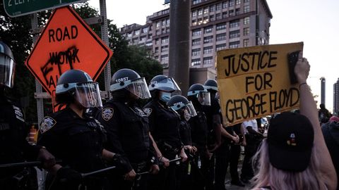 Protestas, esta noche, en Nueva York