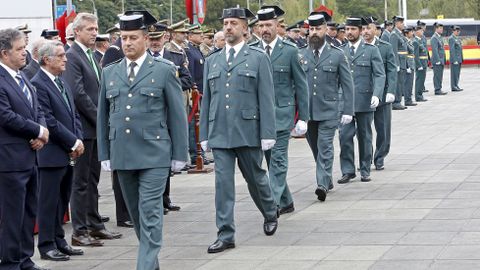 Fiesta de la Guardia Civil. Imposici�n de medallas