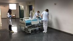 Una de las 250 camas elctricas que el Hospital Valle del Naln ha adquirido