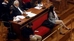 Los dos acusados del crimen de la Urbana, durante el juicio