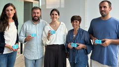 Momento de la presentaci�n del nuevo jab�n