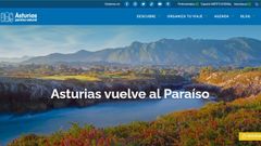 Imagen de la nueva p�gina web de Turismo Asturias