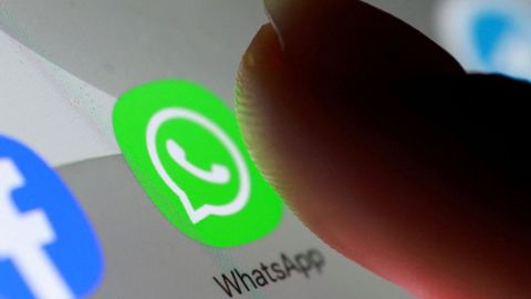 El icono de WhatsApp en la pantalla de un �smartphone�