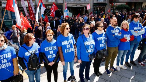 Dia del Trabajo. Manifestacin por el 1 de Mayo en Vigo