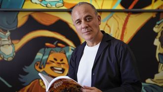 El actor Javier Guti�rrez en Ourense.