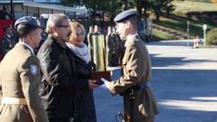 Los artilleros de la Brilat conmemoran a Santa B�rbara