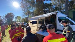 Las im�genes de la primera jornada en el monte de Areosa