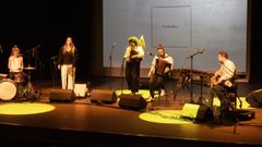 Cantometrics, este pasado venres no Pazo da Cultura de Carballo, durante o seu concerto «Efémeras»