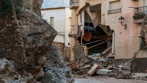 Destrozos causados por la dana en Letur (Albacete)