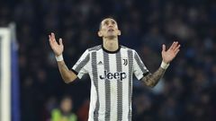 ngel Di Maria, durante un partido con el Juventus