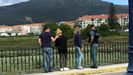 El Chicle llega a los juzgados de Ribeira para reconstruir el crimen de Diana Quer
