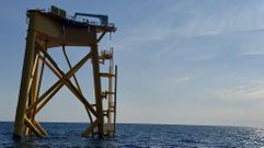 Parque e�lico marino de Iberdrola en Francia, el de Saint Brieuc, con jackets construidas por Navantia y Windar Renovables en Fene