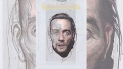 Reconstrucci�n facial de uno de los individuos estudiados, recreaci�n realizada por el ilustrador Ivan Cuervo bajo la tutela cient�fica de la bi�loga Carmen Alonso.