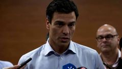 El candidato socialista Pedro S�nchez