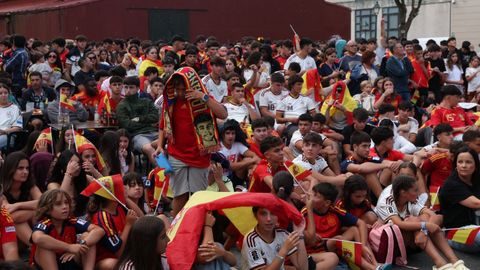 Pantalla gigante en Ribeira.