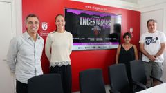 Presentaci�n da segunda edici�n do Torneo EncestaR�as Women na casa do concello de Vilagarc�a.