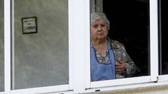 La madre de Teresa, en casa horas antes del anunciod