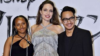 Zahara Jolie, Angelina Jolie y Maddox Jolie, en una imagen de archivo