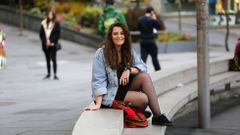 Alejandra Fern�ndez trabaja en la Oficina de Relaci�ns Exteriores de la USC.