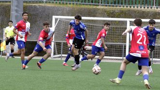 Imagen de archivo de un partido reciente del Arousa juvenil