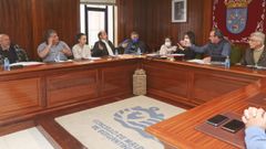 Un pleno anterior en Malpica
