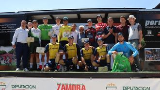 El Padrons Cortizo, ganador por equipos en la Vuelta a Zamora