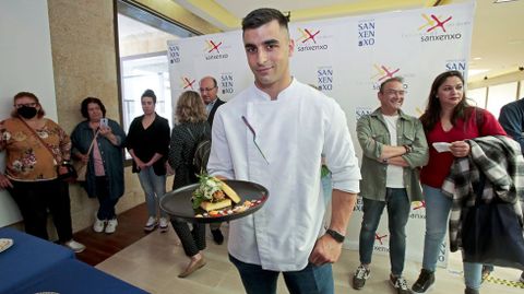 Presentacin de Degustatapas Sanxenxo, en la sala Nauta