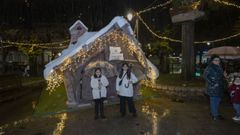 Jornada de encendido de luces en el jard�n