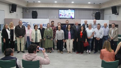 Acto de presentación de la candidatura del PP de Guitiriz