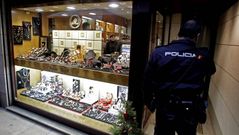 Atraco a una joyer�a del centro de A Coru�a