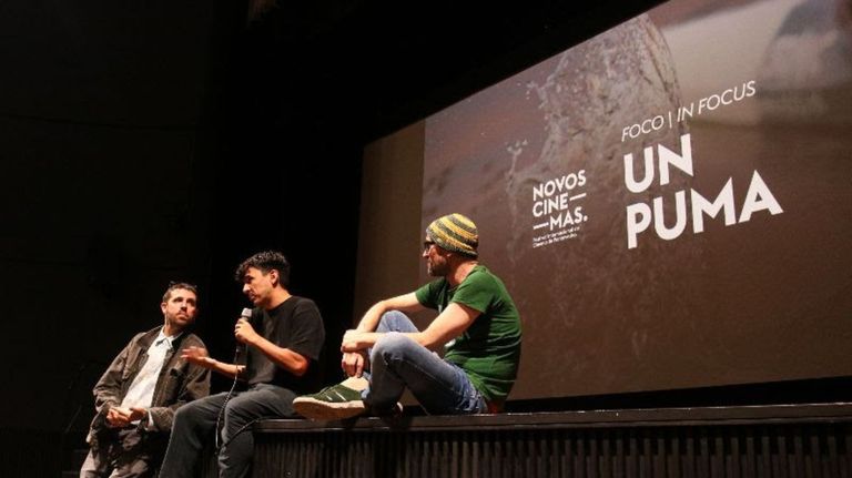 Manque La Banca, Jer�nimo Quevedo e Suso Nov�s, durante unha das sesi�ns do festival Novos Cinemas
