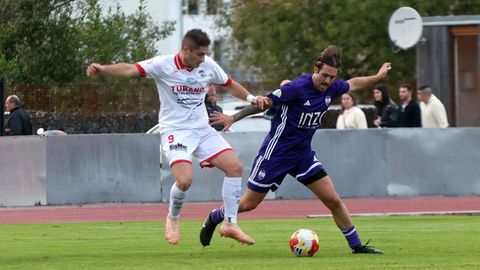 Partido de Tercera Federación entre el Noia y el Atlético Coruña Montañeros