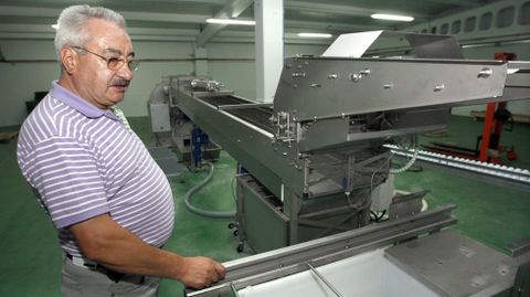 David Corral, en las instalaciones de su empresa, en una foto de septiembre del 2011