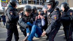 Protestas en Mosc�