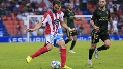 Campabadal en un partido ante la Ponferradina la pasada temporada