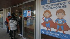Primera jornada de vacunaci�n a los ni�os ourensanos de entre 5 y 11 a�os