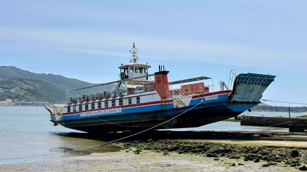 El ferri de Caminha a A Guarda vuelve a cruzar el Miño cuatro años después