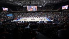 Panor�mica del Coliseum en el duelo entre el Leyma Coru�a y el COB.