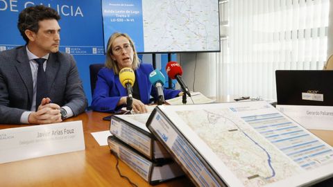 La conselleira de Infraestruturas presentó el proyecto de trazado de la Rolda Leste