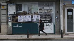 Bajo comercial en la calle San Andrs de A Corua. 