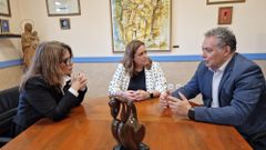 Nerea Monroy, en el centro